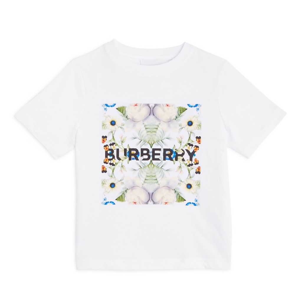 Burberry Kids Dutch Montage Print Tee